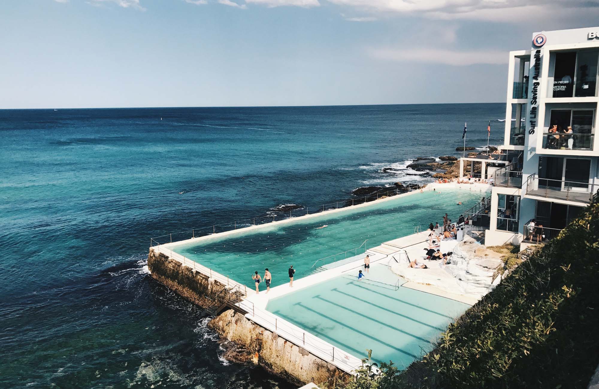 The pools ved Bondi Beach i Australien