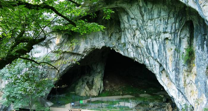 Stopića-grotte i Serbien 