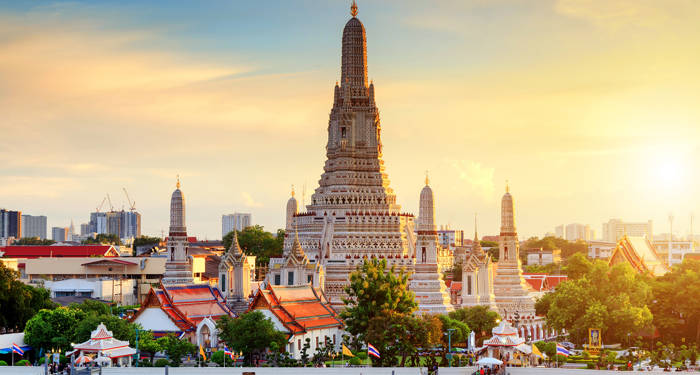 tjek de mange templer ud i bangkok i thailand