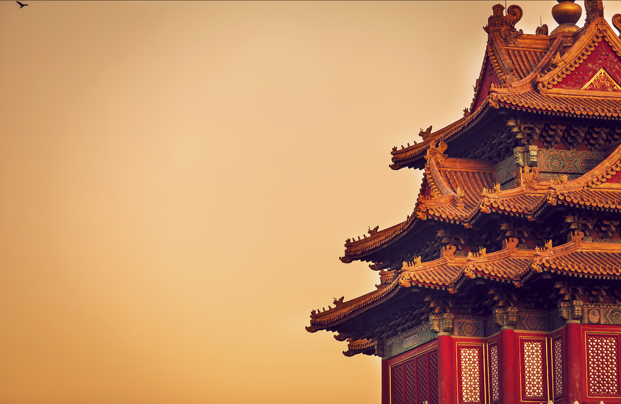 se de flotte bygninger på grupperejsen til Beijing