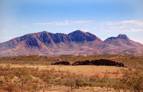 Besøg flinders range på vej gennem outback
