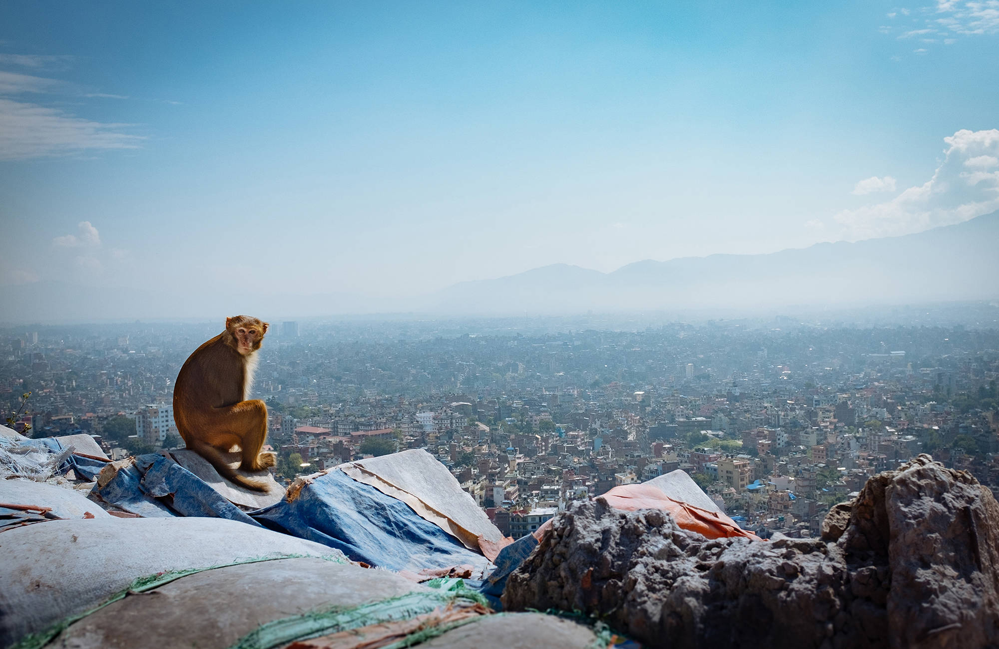 Nyd udsigten over kathmandu når du rejser til Nepal
