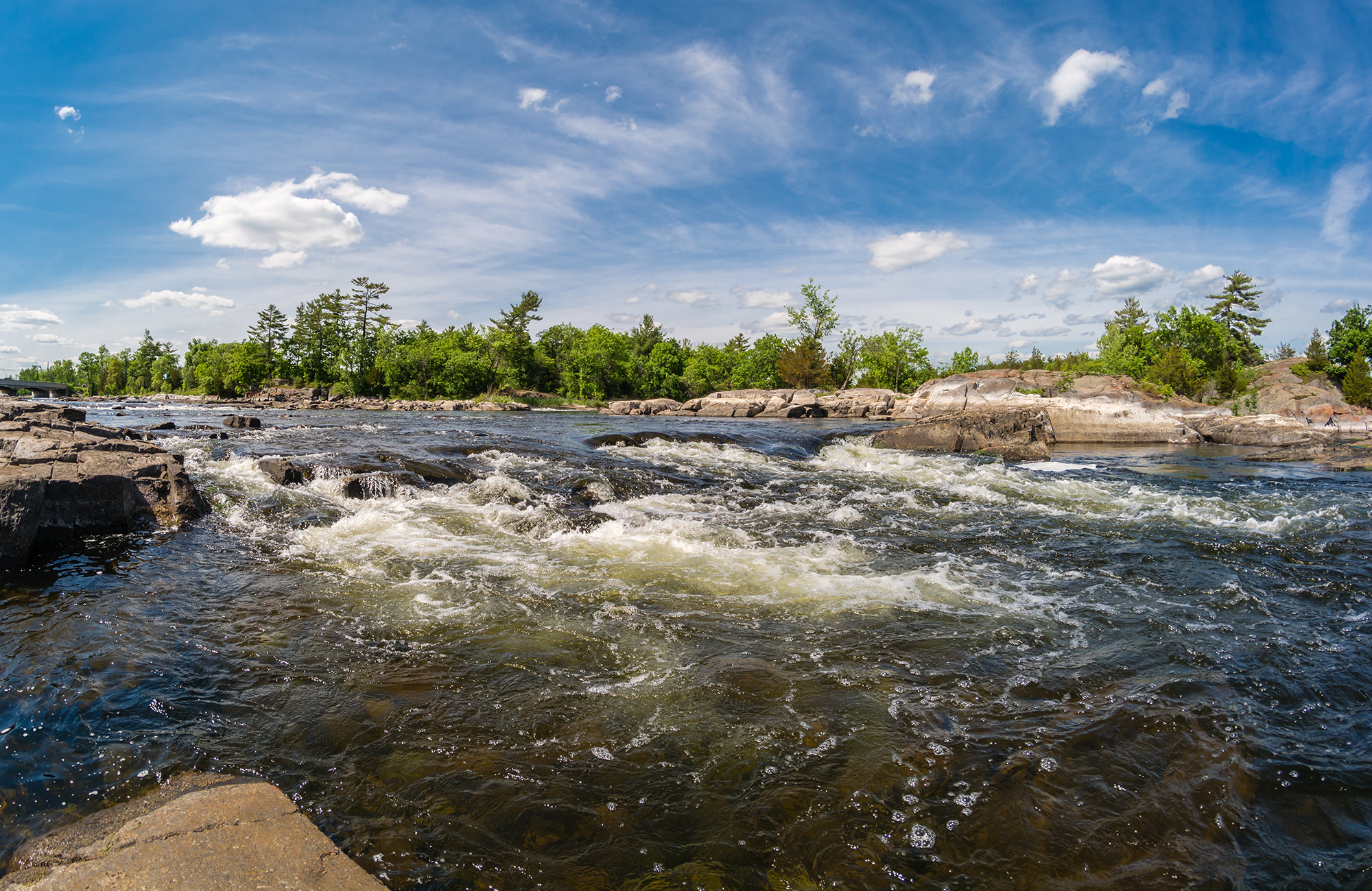 smuk flod i Peterborough i Canada
