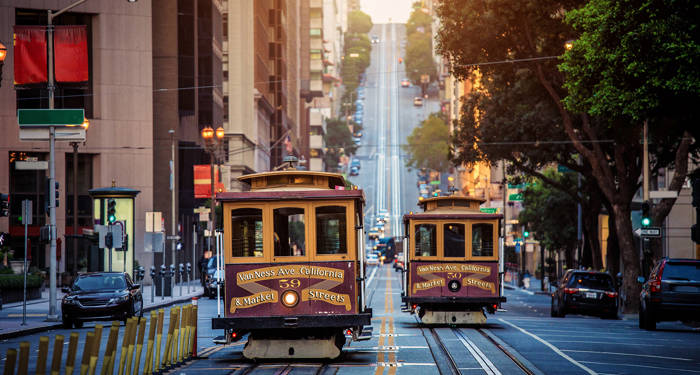 Rejser til San Francisco | Kør med sporvogn i San Francisco