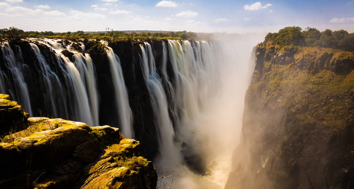 Udsigt over Victoria Falls fra Zimbabwea siden | KILROY