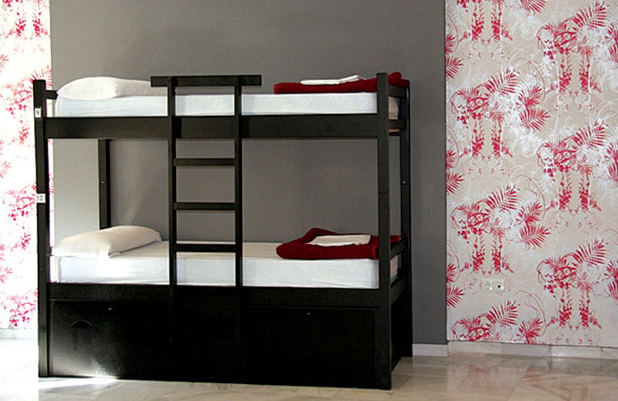 Køjesenge på Oasis Hostel i Malaga