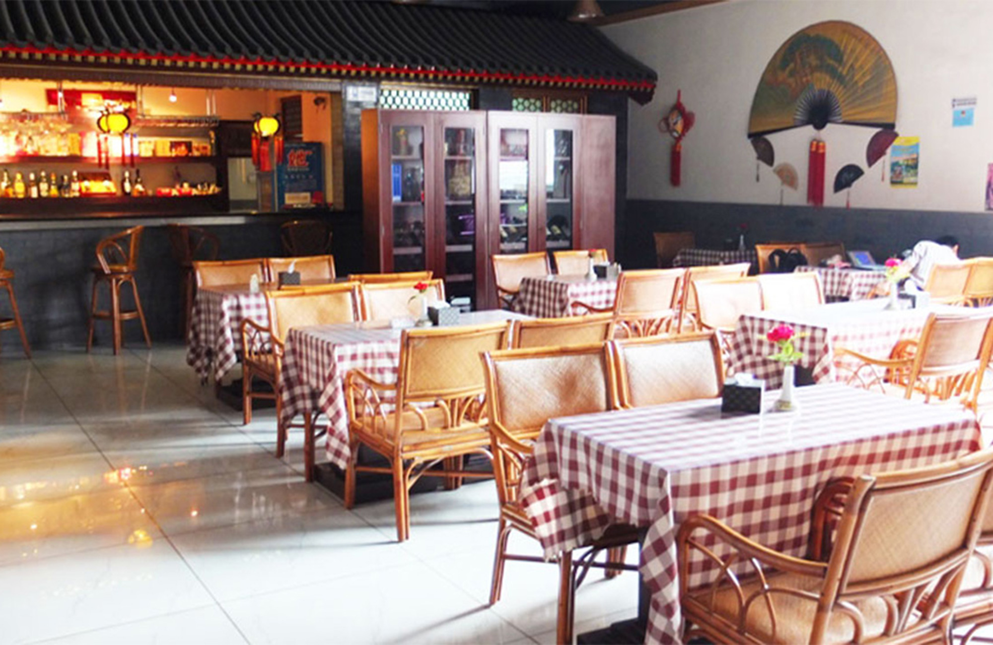 Restauranten på Hostel Beijing Jade i Beijing