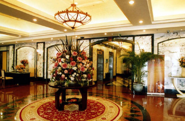 Receptionen på Dong Fang Hotel i Beijing