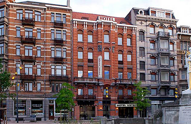 Floris Ustel Midi Hotel i Bruxelles set udefra