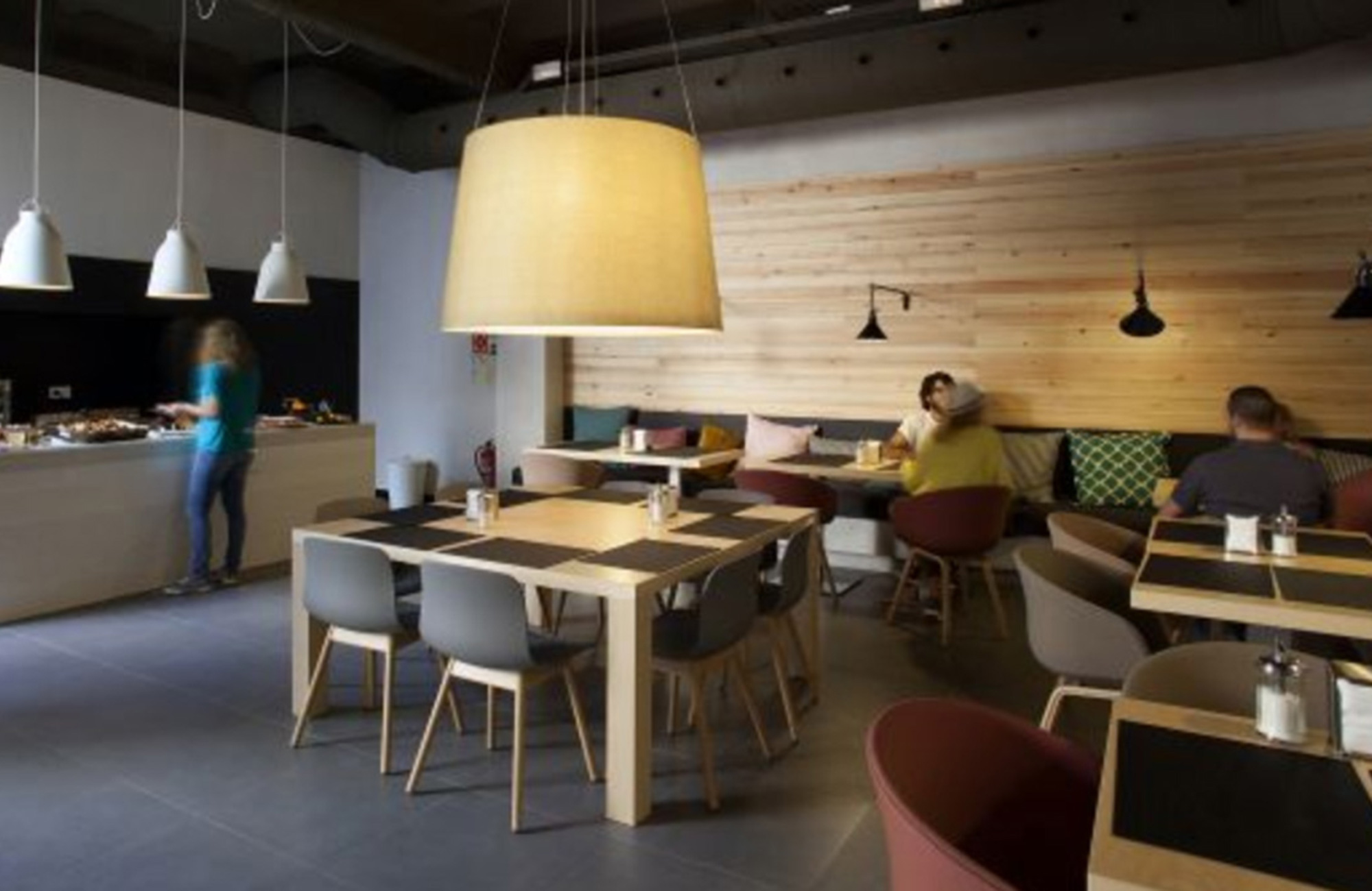 Restauranten på TOC Hostel i Barcelona