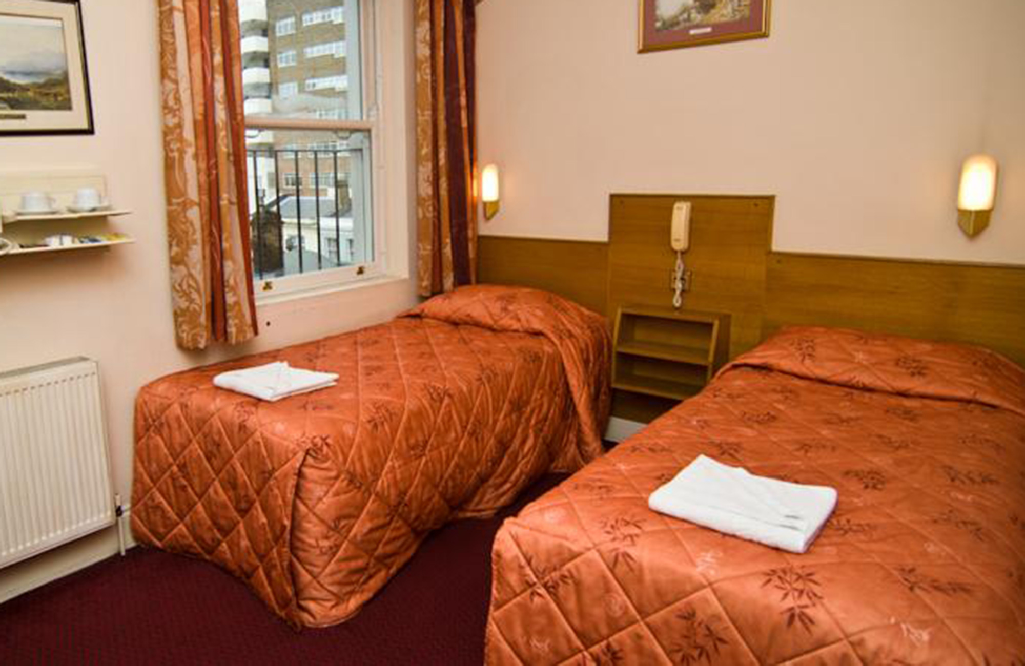 et af værelserne på Hotel Alexandra i london