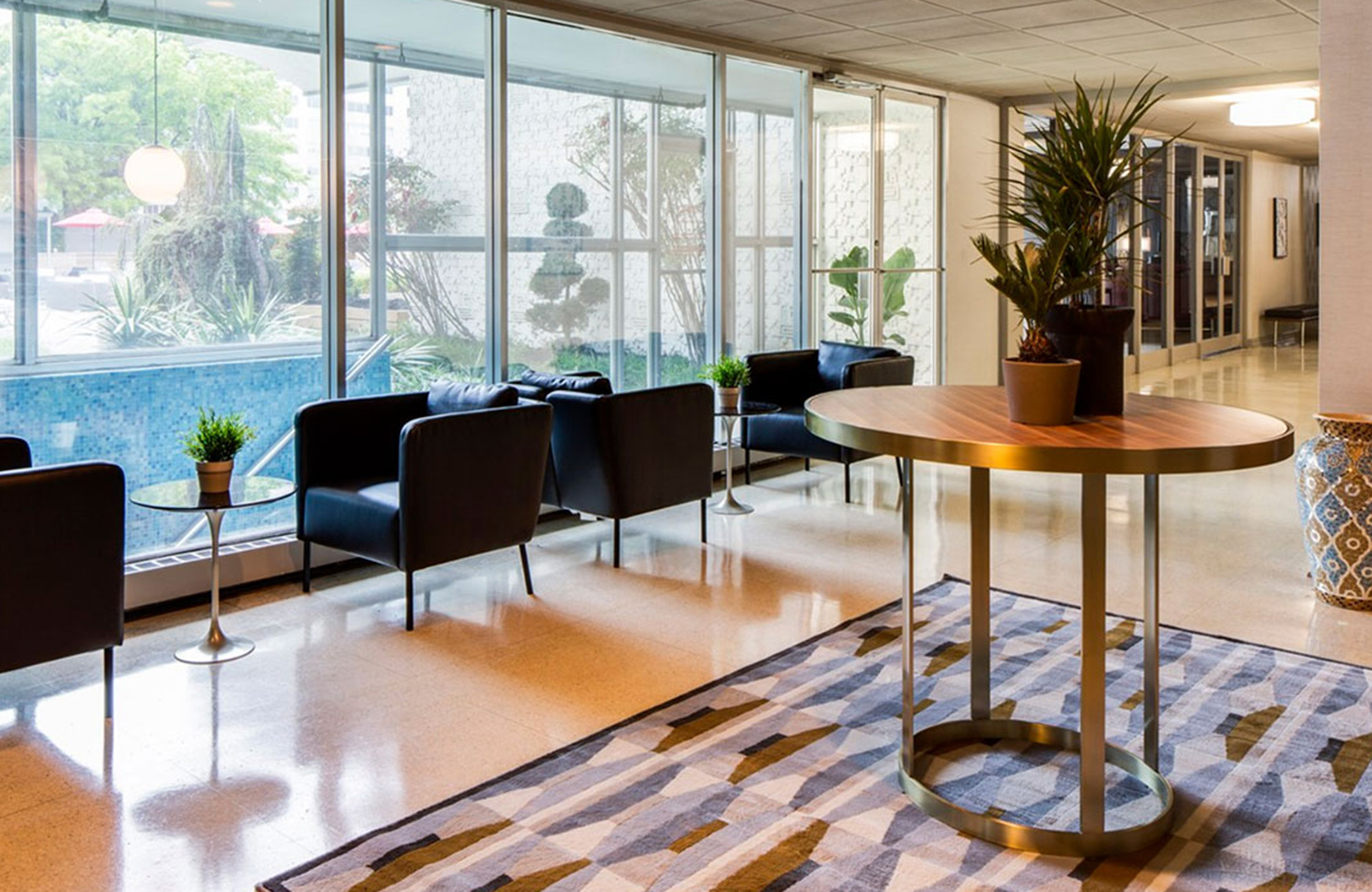 Loungen på Hotel Capitol Skyline i Washington DC