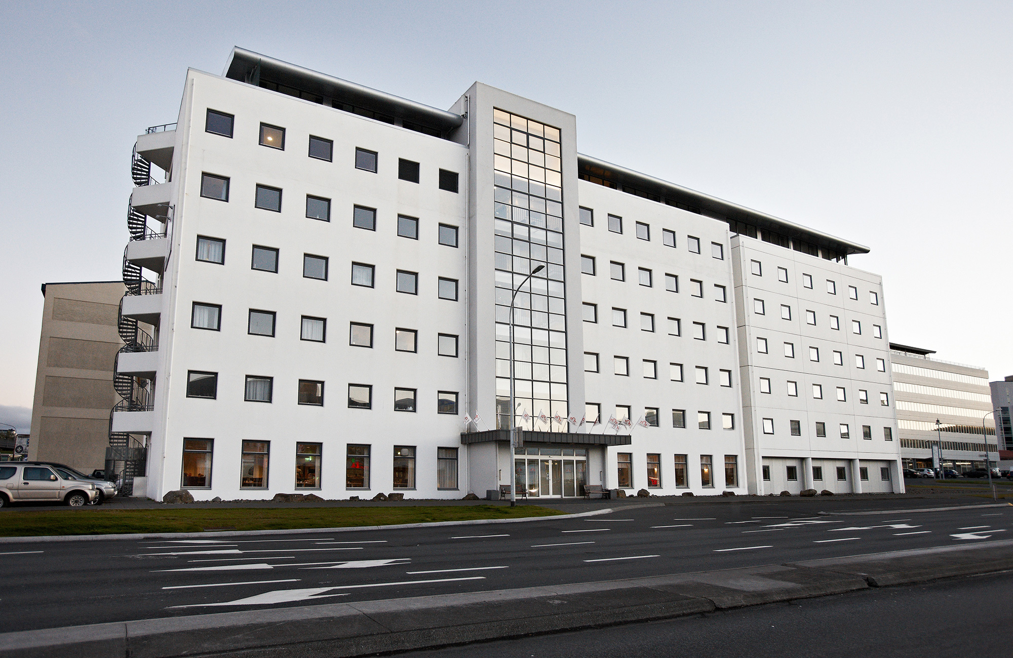 Hotel Cabin i Reykjavik set udefra