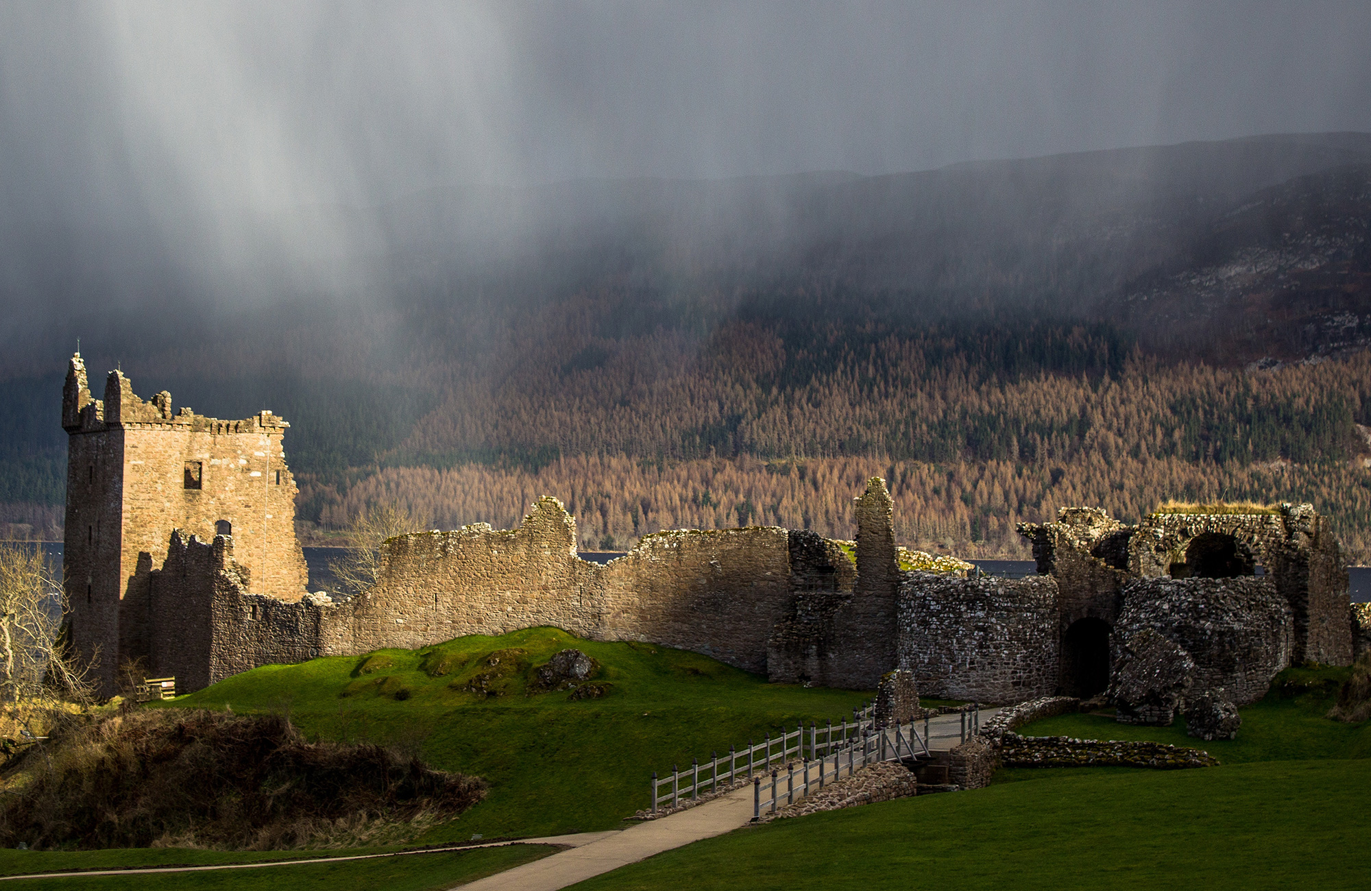 se gamle ruiner på studieturen til skotland