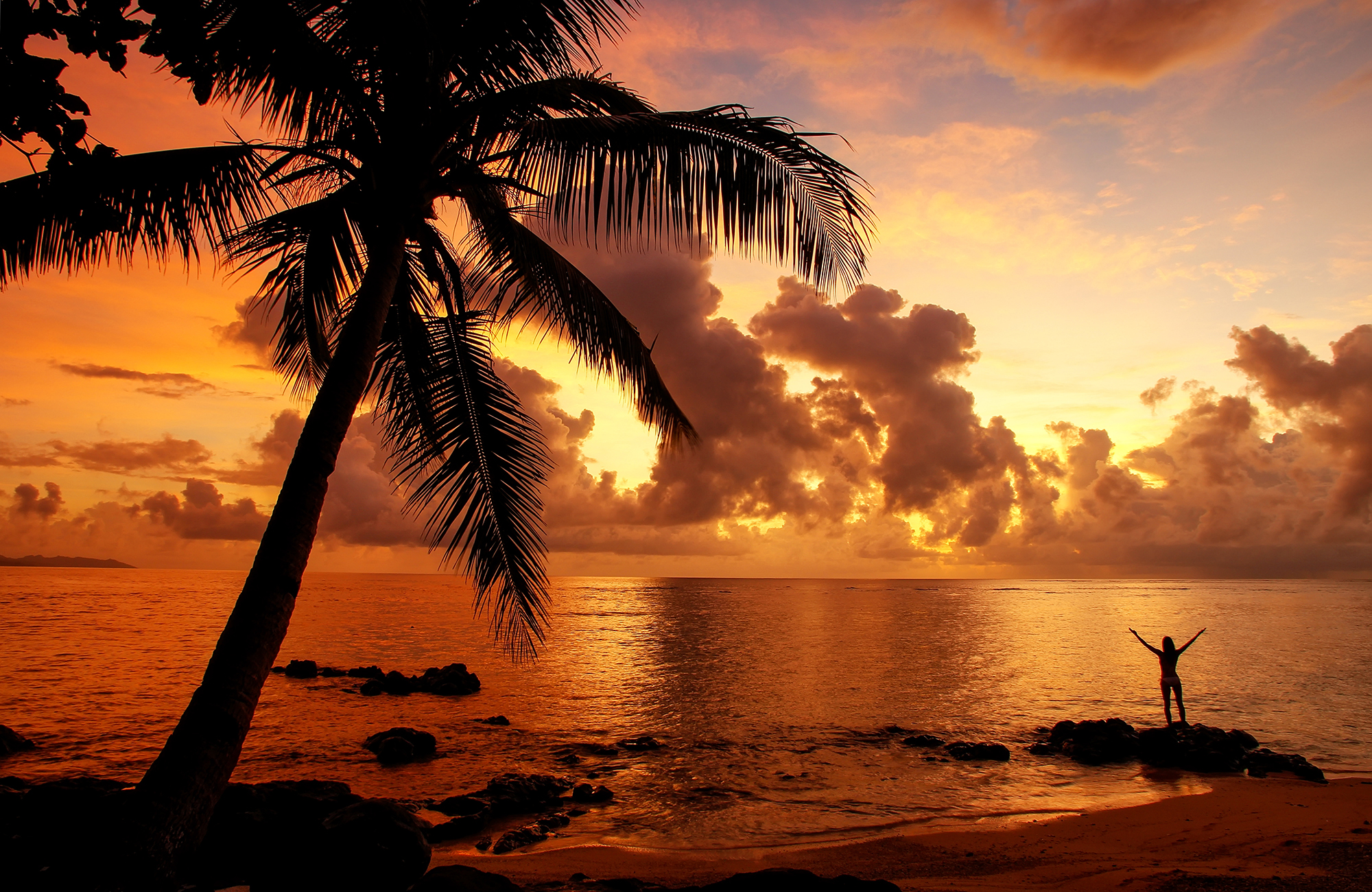 Solnedgang i Fiji - KILROY