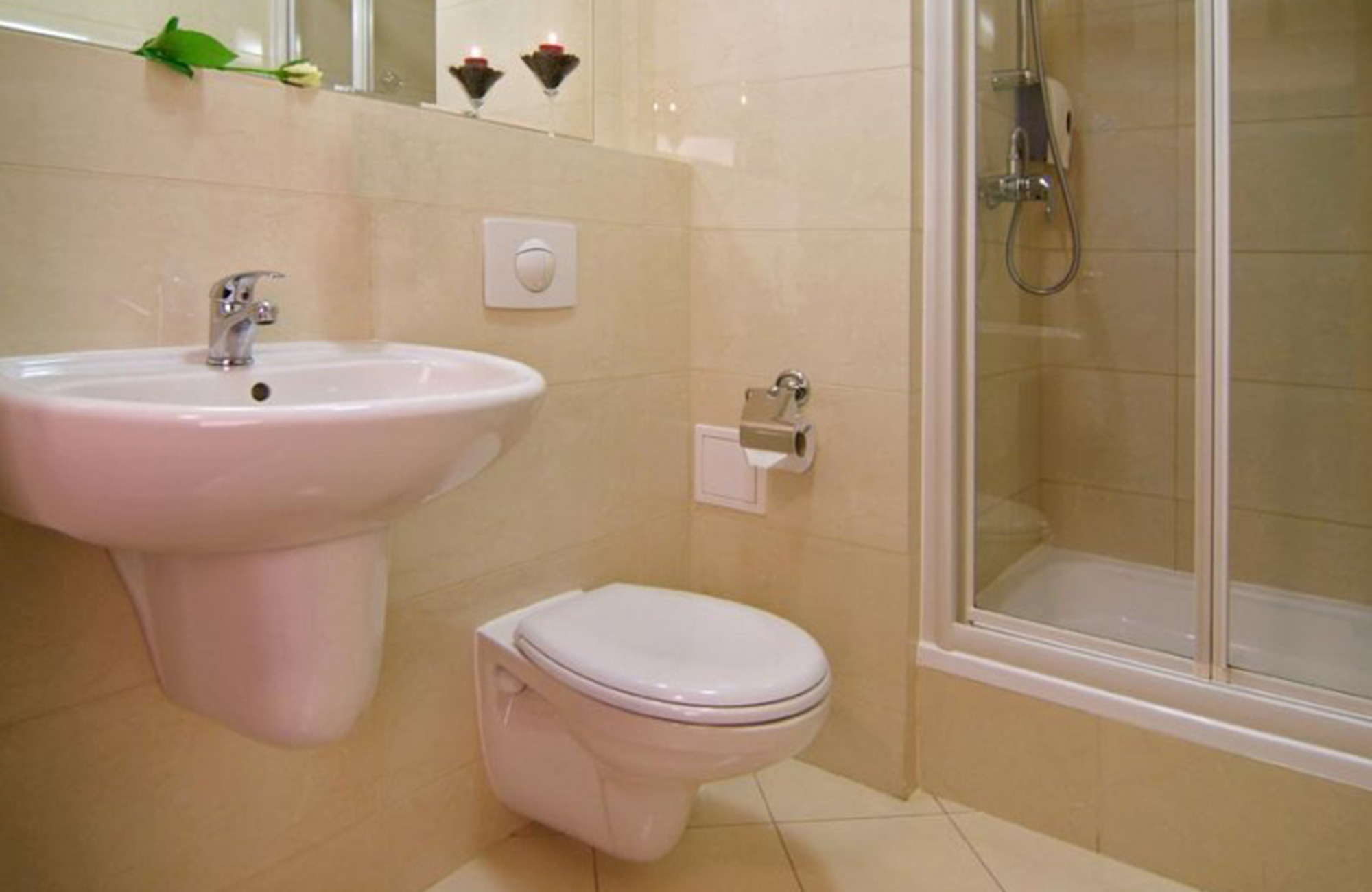 Et badeværelse på Best Western Hotel Felix i Warzawa