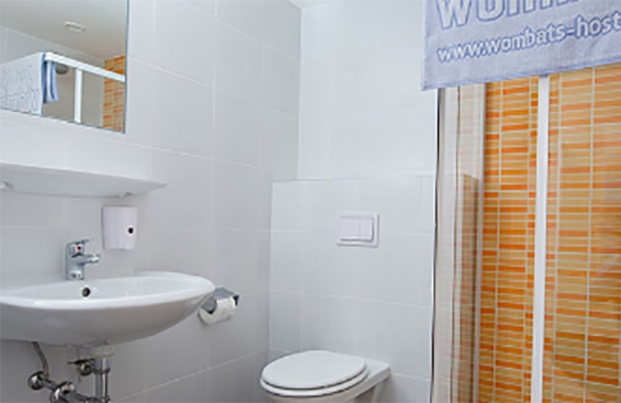 Badeværelse på Wombats Naschmarkt Hostel i Wien