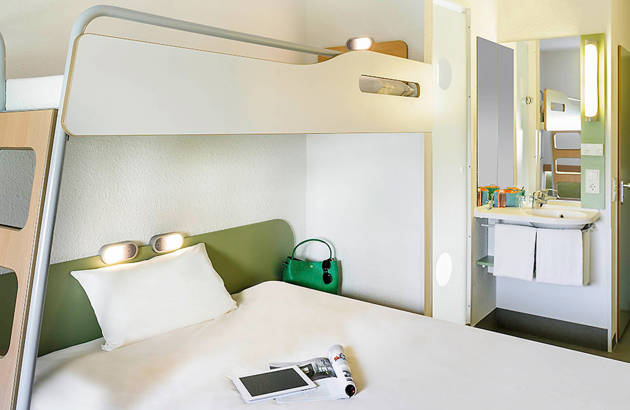 et hotelværelse på Ibis Budget Porte Vincennes i Paris