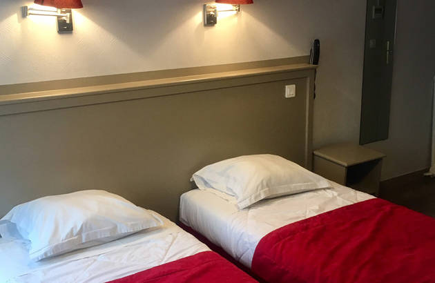 dobbeltværelse på Hotel Splendid i Paris