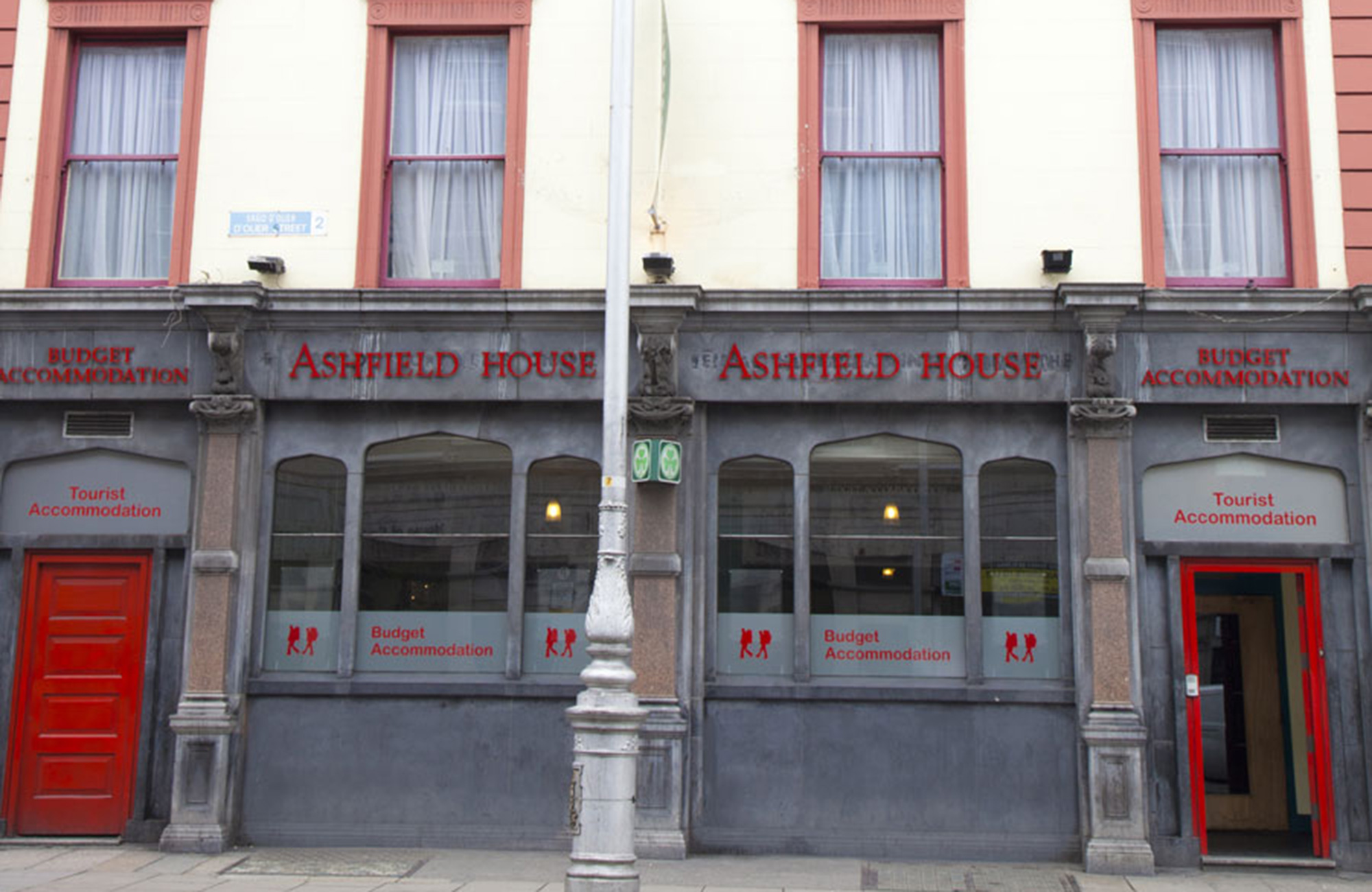 Ashfield House i Dublin set udefra gaden