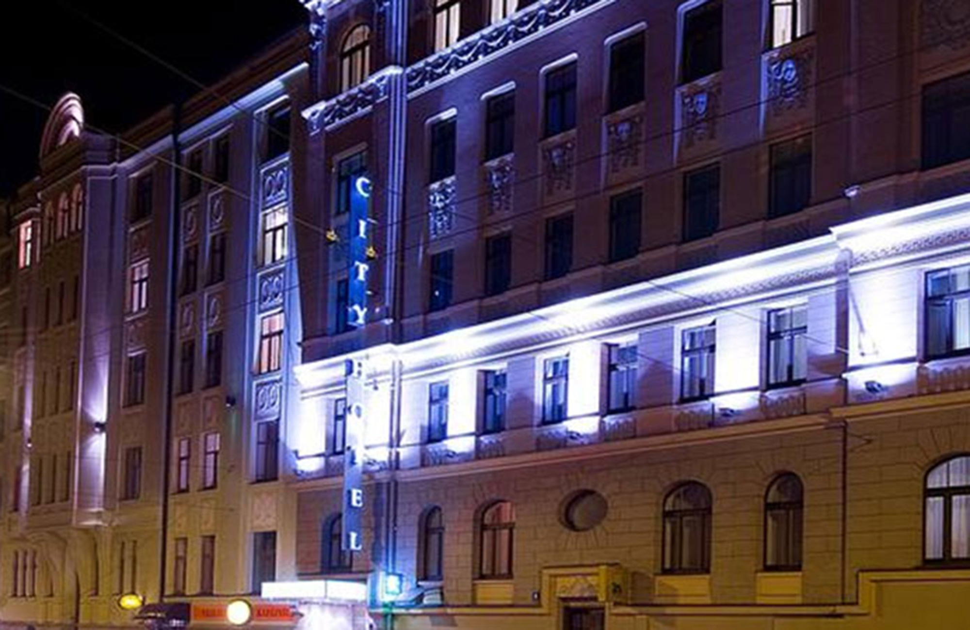 City Hotel Teater i Riga set udefra