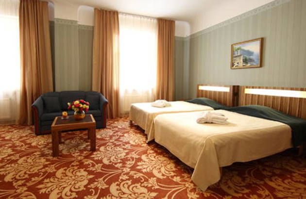 Et hotelværelse på City Hotel Teater i Riga