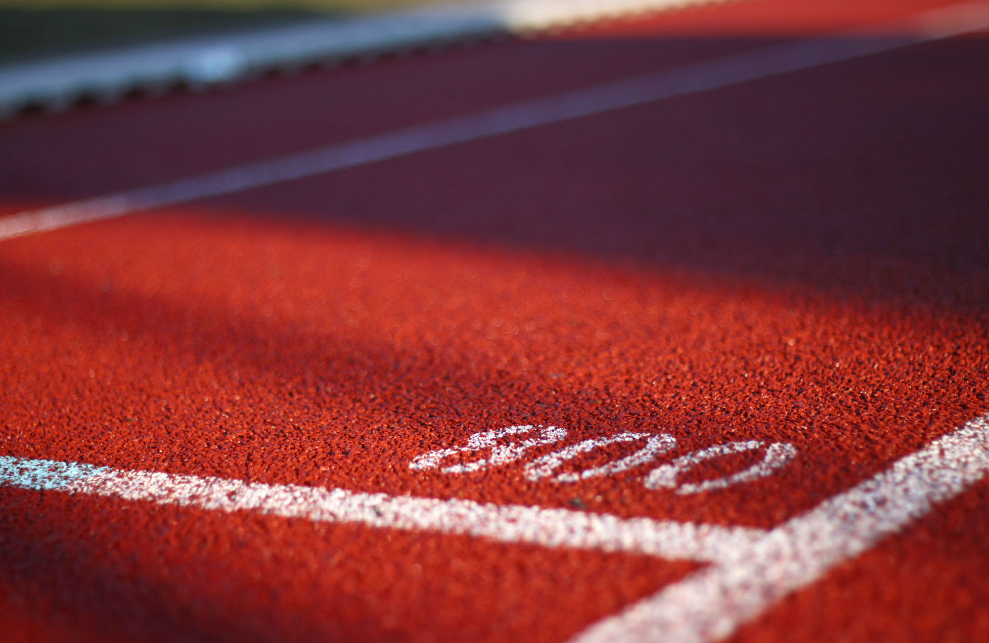 atletikbane og 800 meter skrevet på banen