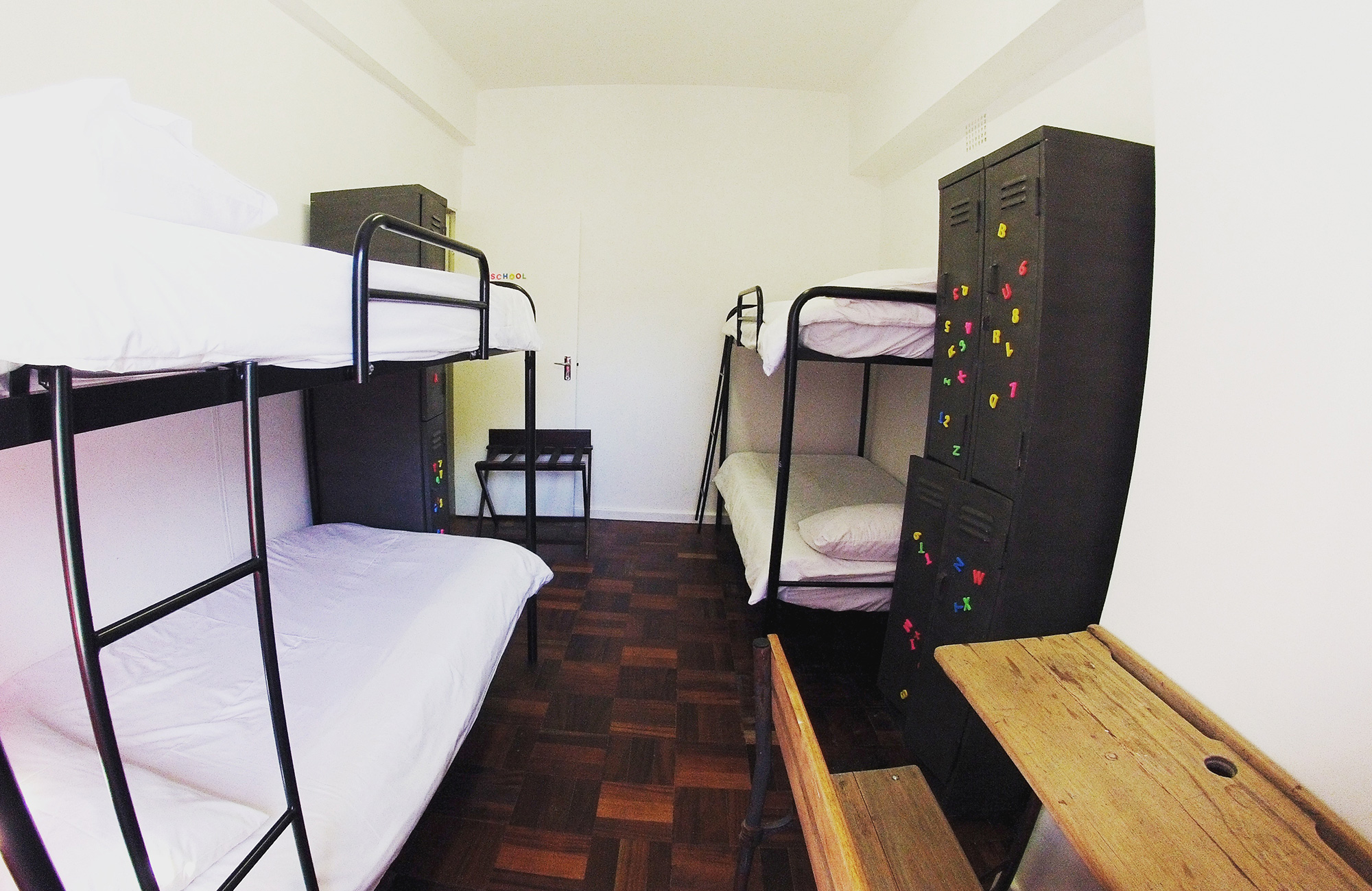 Køjesenge på Homebase i Cape Town