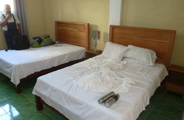 Et af værelserne på Casa Particulares på Cuba