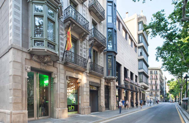 Urbany Go Hostel Barcelona set udefra hvor I kan bo på studieturen til Barcelona