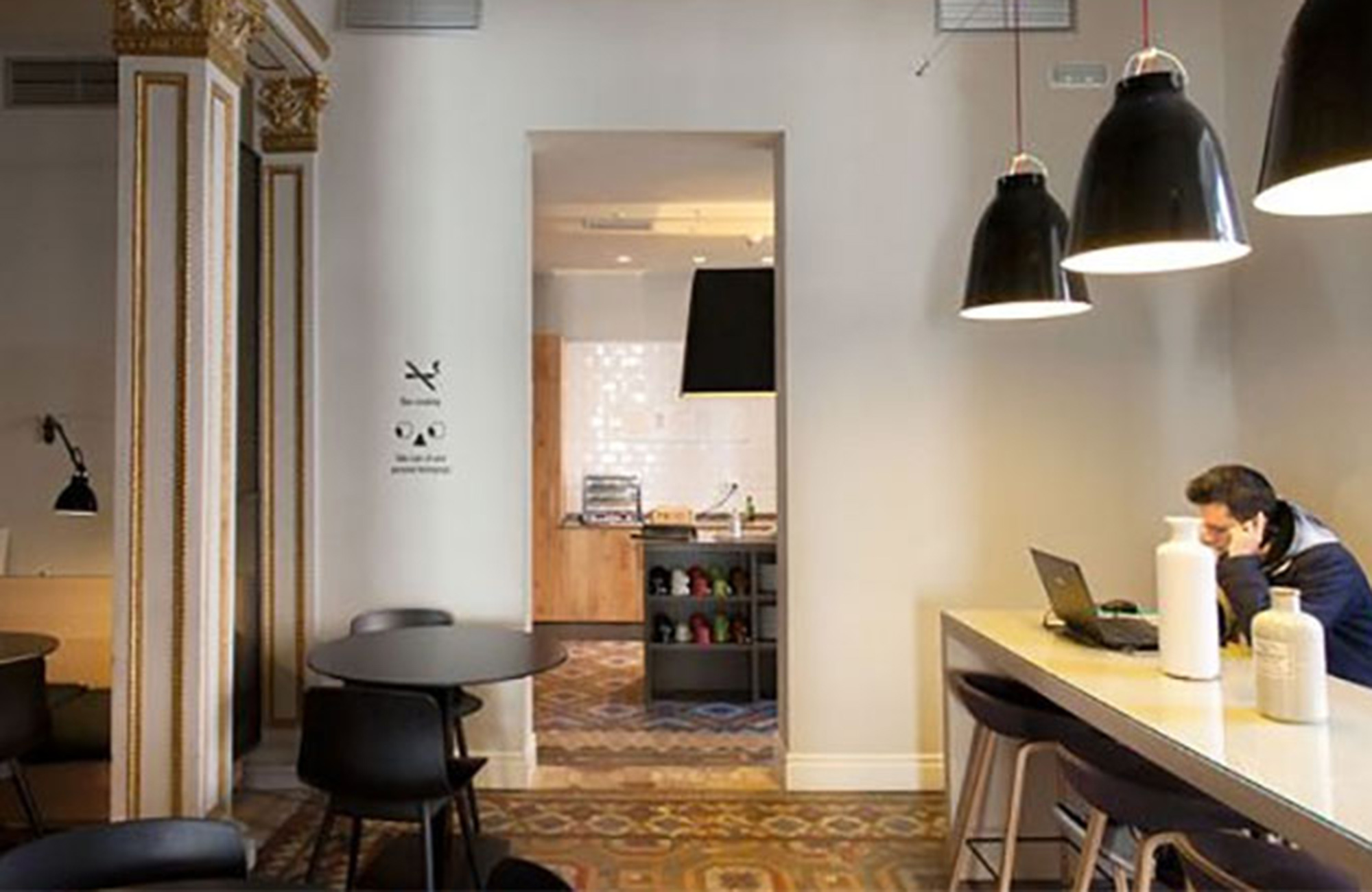 Lounge på TOC Hostel i Madrid