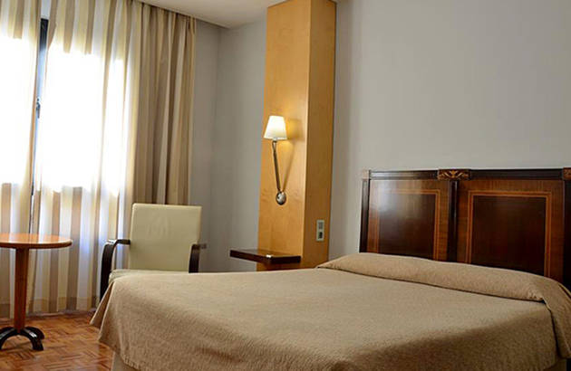 Dobbetlværelse på Hotel Don Curro i Malaga