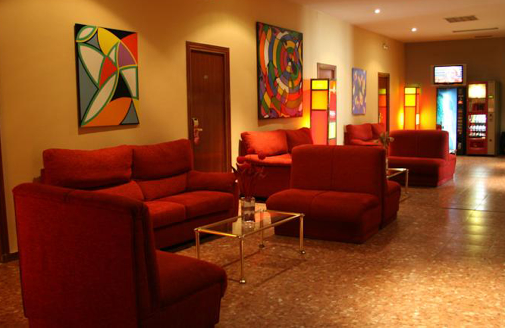 Loungen på Hostal Aguilar i Madrid