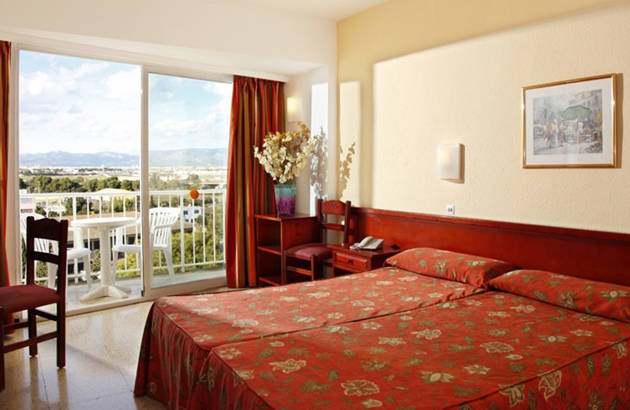 Soveværelse på Roc Linda Hotel på Mallorca