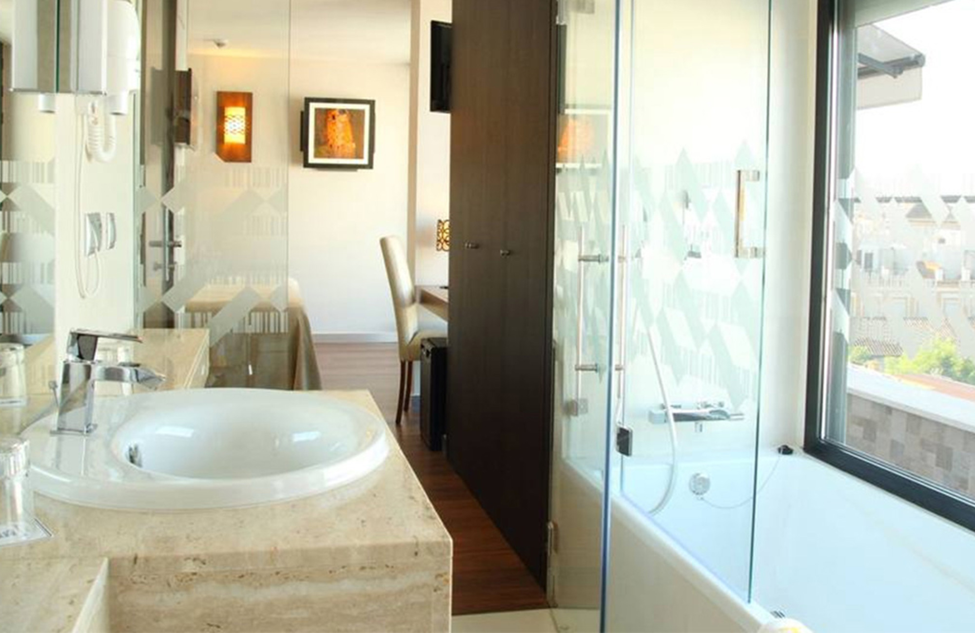 badeværelse på Hotel Don Paco i Sevilla