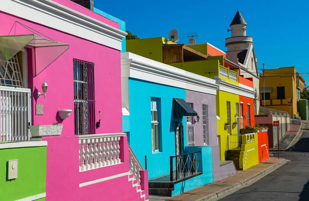besøg de farverige huse på jeres studierejse til Cape Town