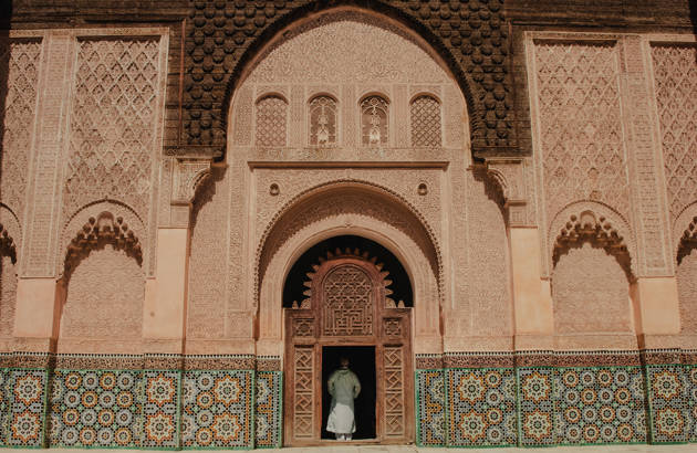 besøg ben youssef moskeen på jeres studietur til Marrakech