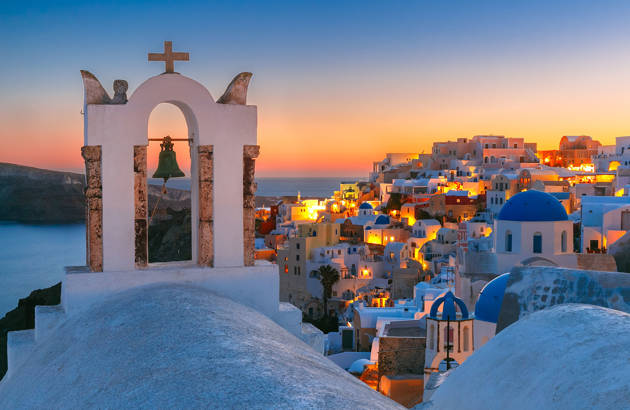besøg santorini på jeres studierejse til Grækenland