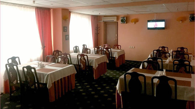 Restauranten på Hotel Druzhba i Kiev