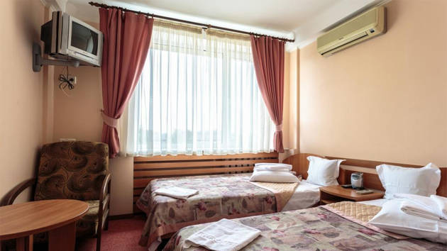 Soveværelse på Hotel Druzhba i Kiev