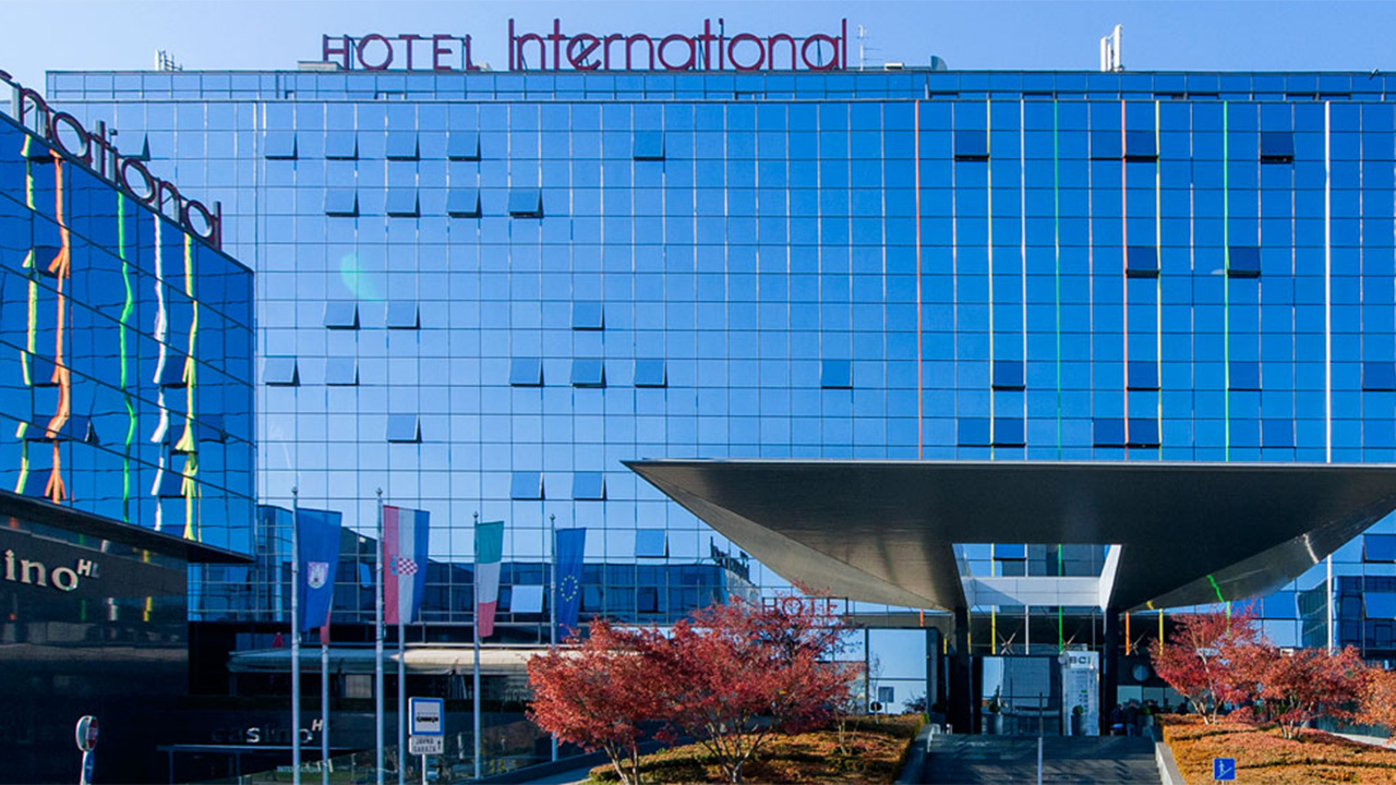 Hotel International i Zagreb set udefra