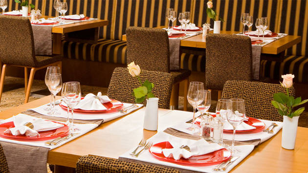 Restauranten på Hotel International i Zagreb