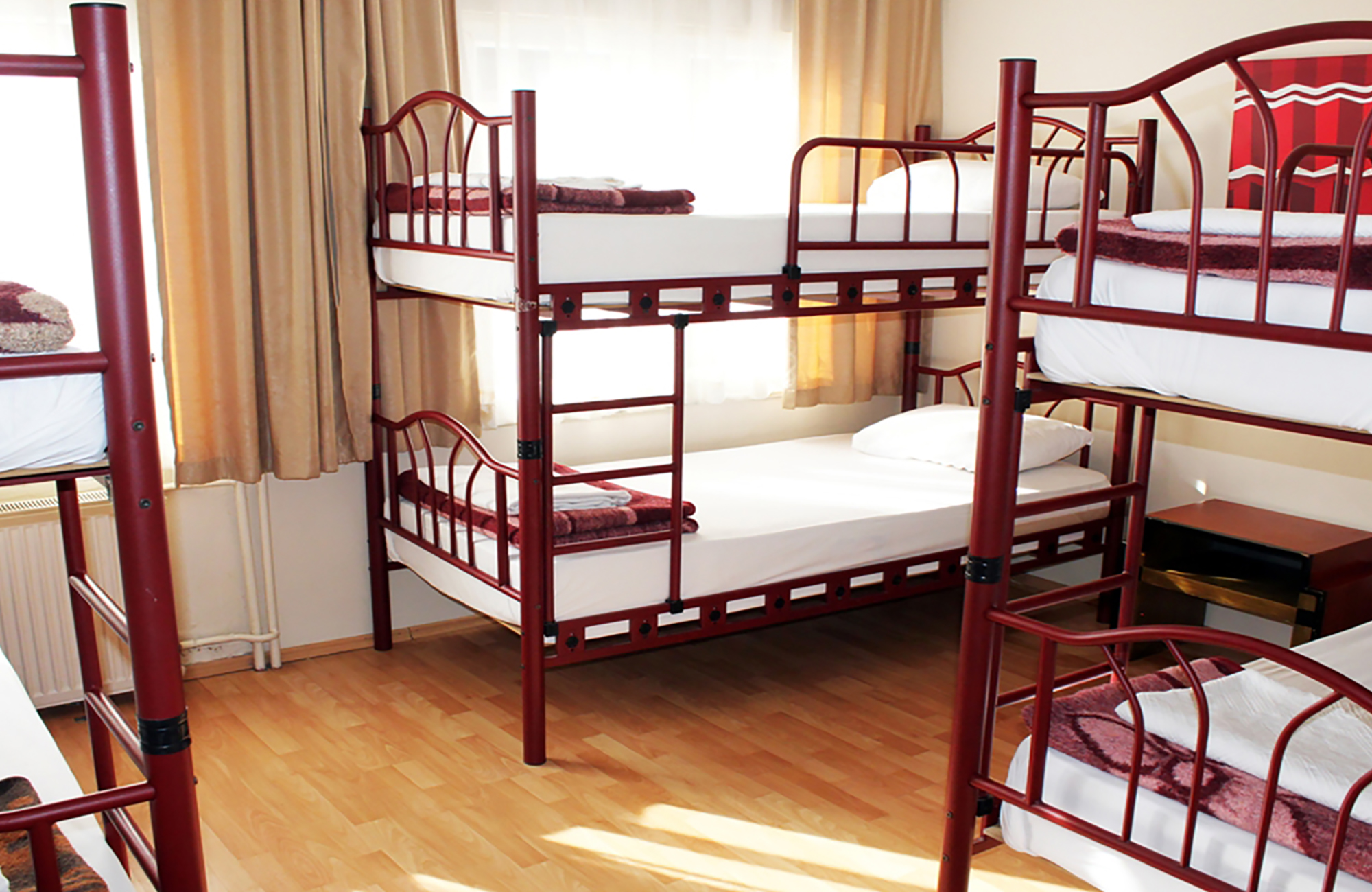 Køjesenge på Sultan Hostel i Istanbul