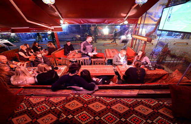 Lounge på Sultan Hostel i Istanbul