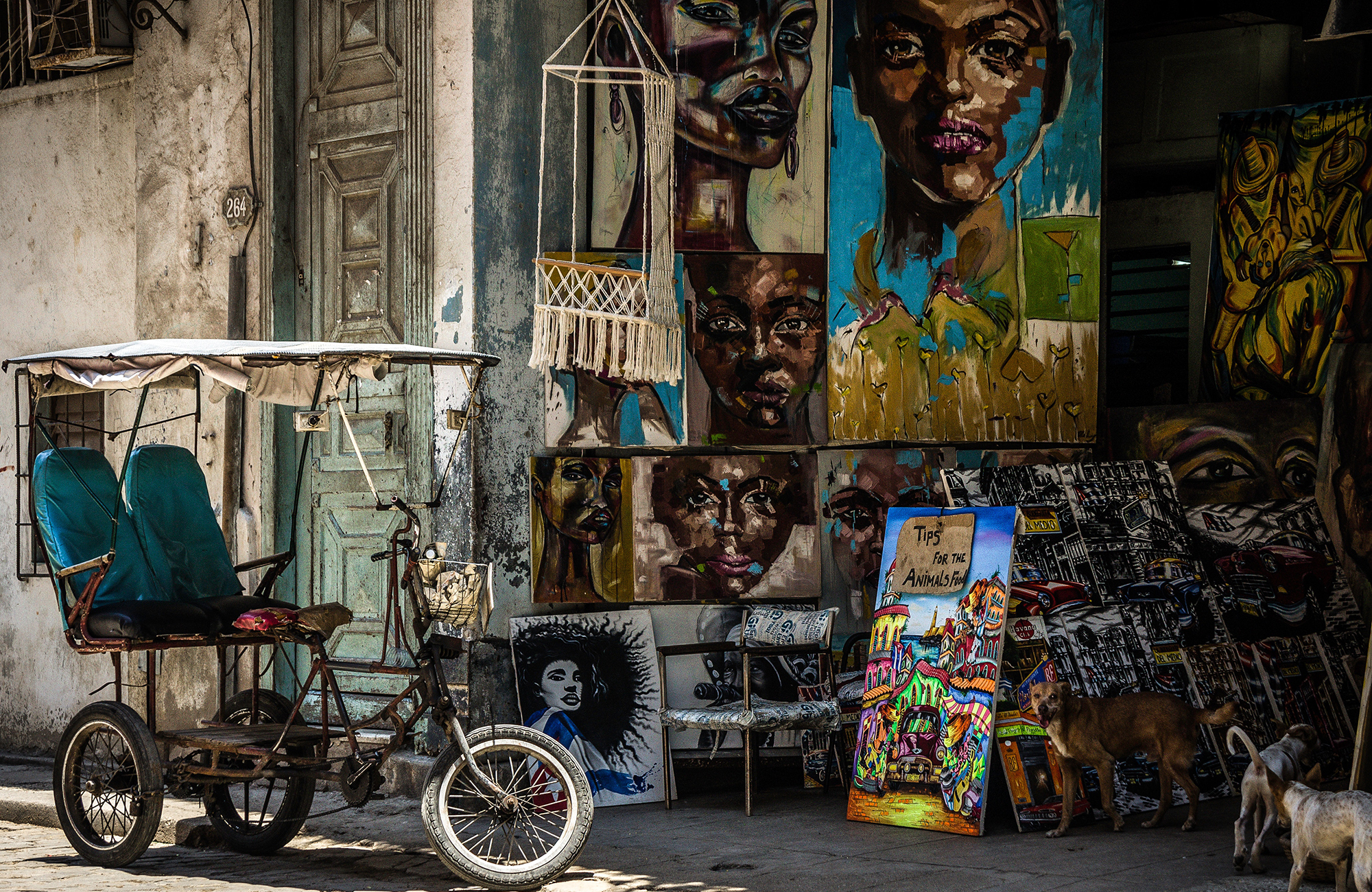 se gadekunst på jeres studierejse til Havana