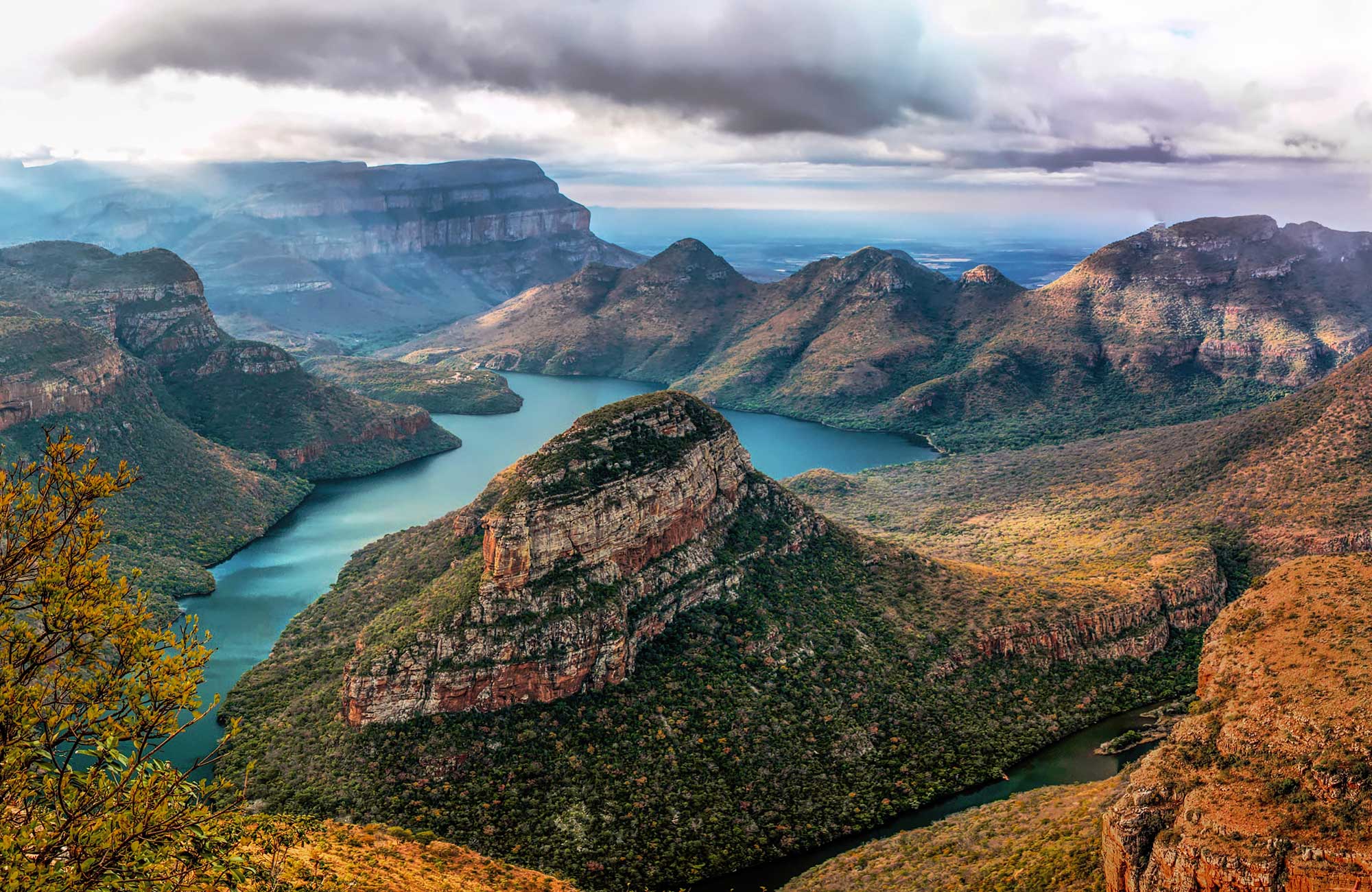 Blyde river canyon i sydafrika