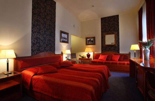 Soveværelse på Hotel Ariston Patio i Prag
