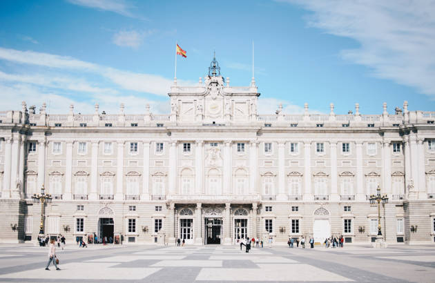 besøg royal Palace på jeres studierejse til Madrid