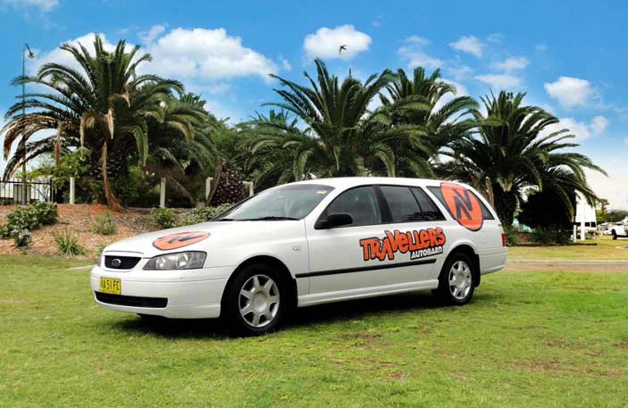 Ford Falcon Stationwagon fra Travellers Autobarn