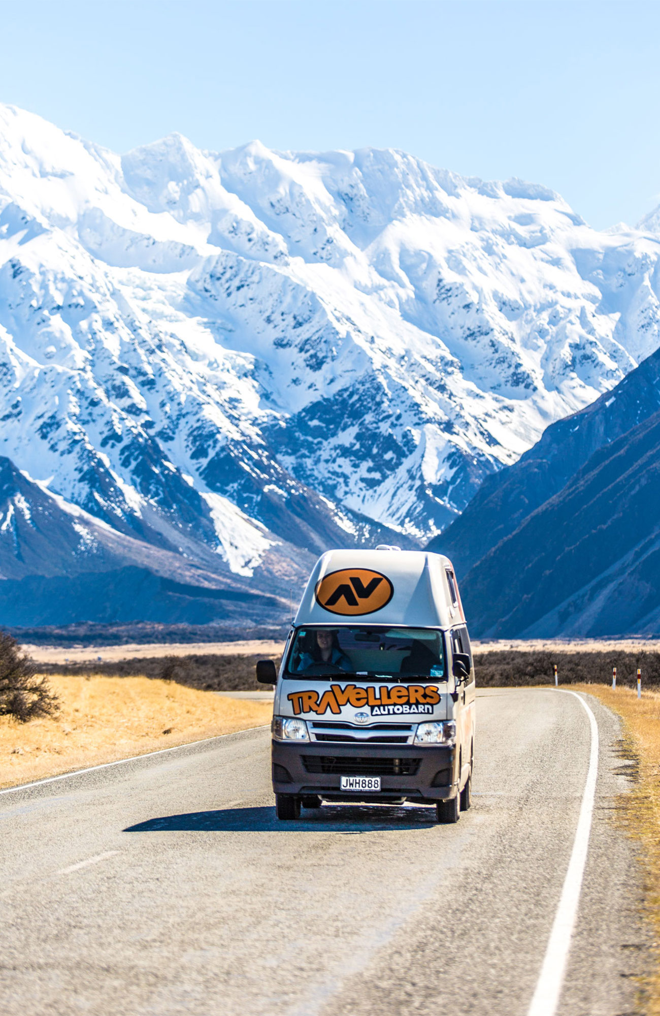 Kuga autocamper fra Travellers Autobarn i New Zealand